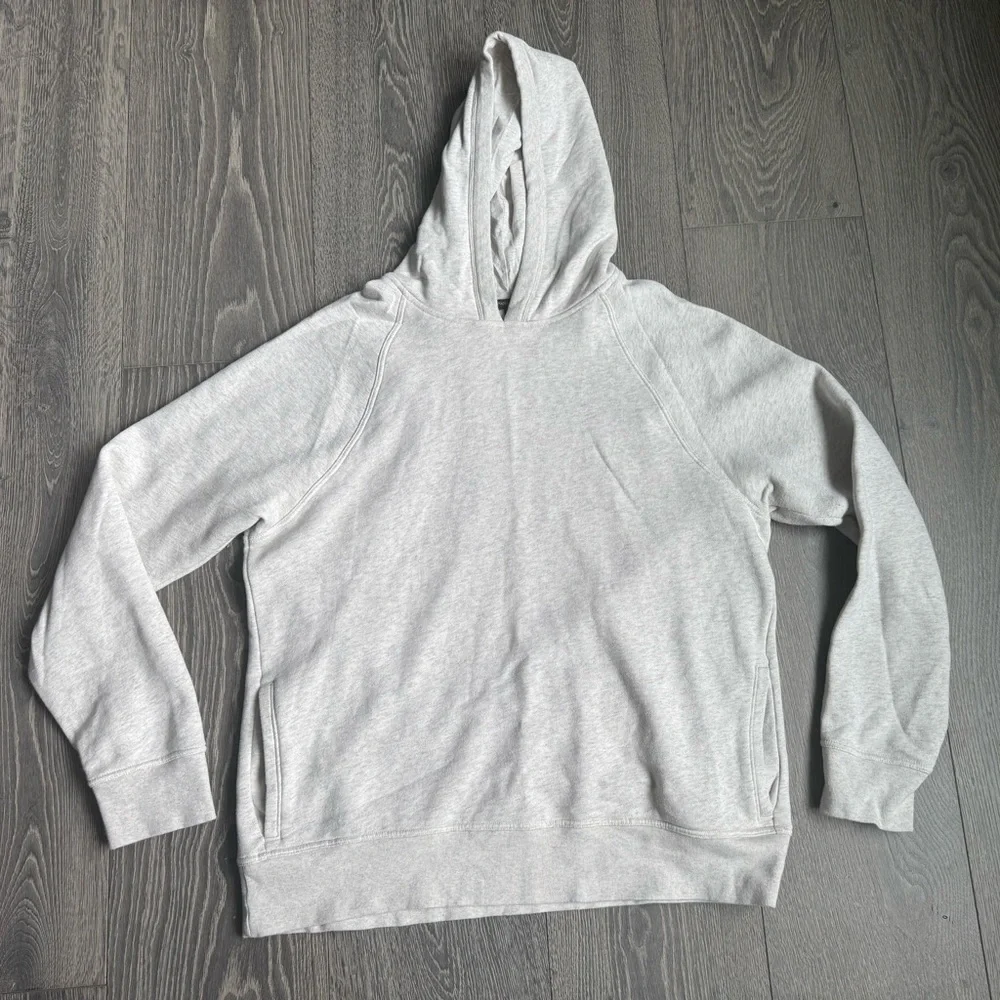 Banana Republic Hooded Sweatshirt in Gray Size Large